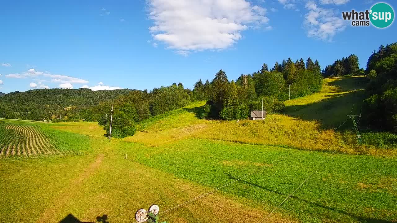 Webcam Smučišče Senožeta – Stazione sciistica a Srednja Vas vicino Bohinj