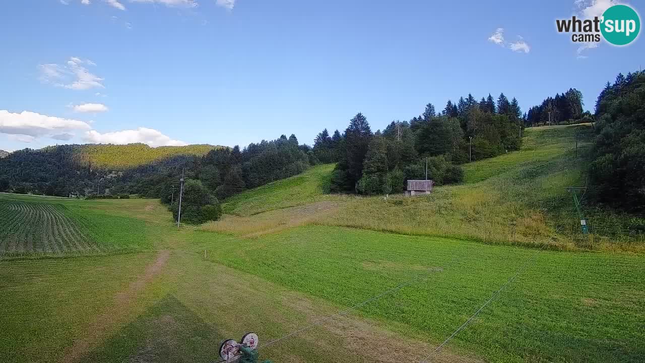 Webcam Smučišče Senožeta – Station de ski à Srednja Vas près de Bohinj