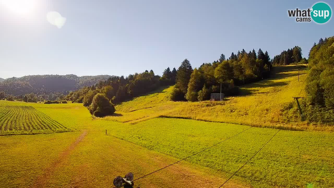 Webcam Smučišče Senožeta – Ski Resort Live View near Bohinj