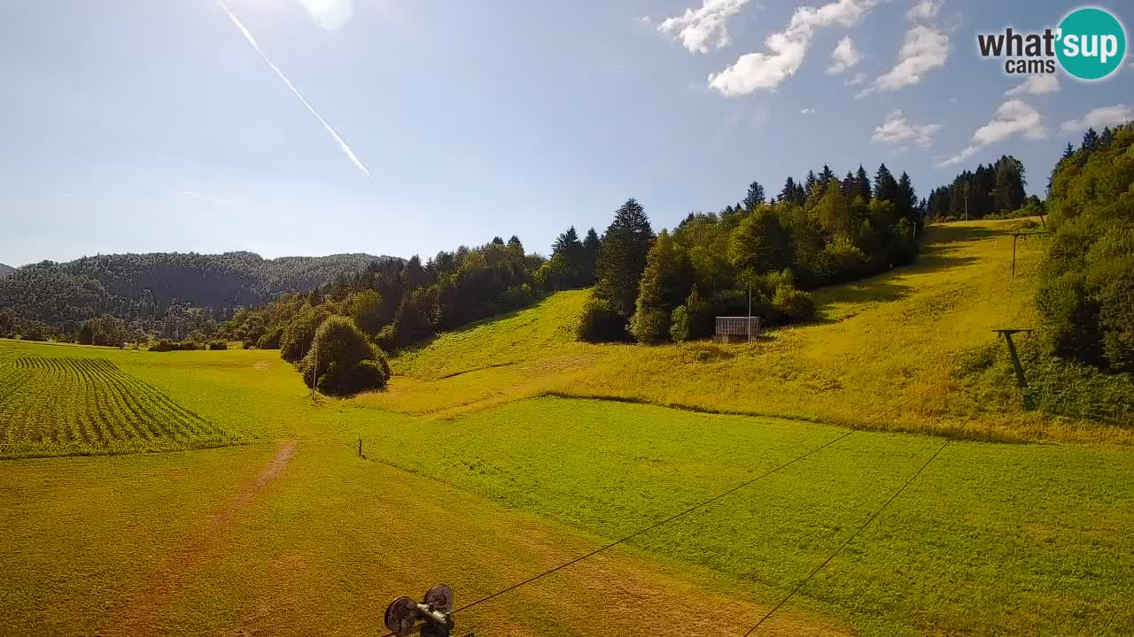 Webcam Smučišče Senožeta – Stazione sciistica a Srednja Vas vicino Bohinj