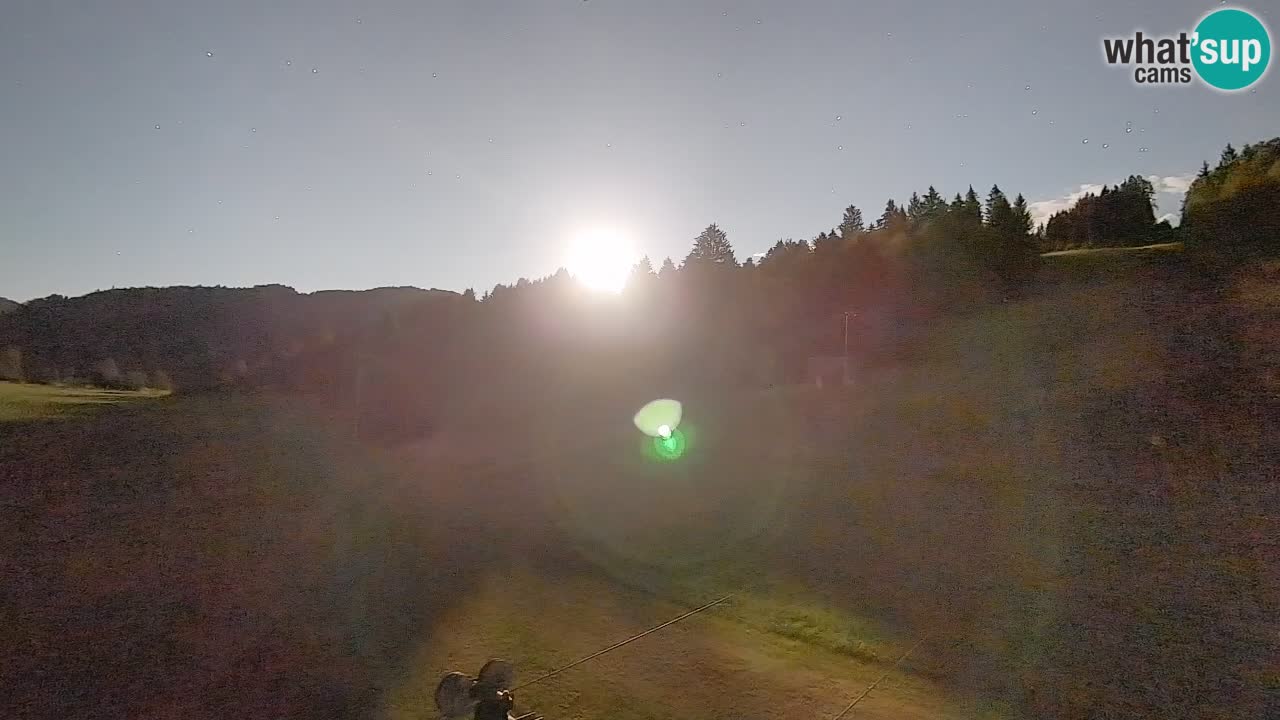 Webcam Smučišče Senožeta – Ski Resort Live View near Bohinj