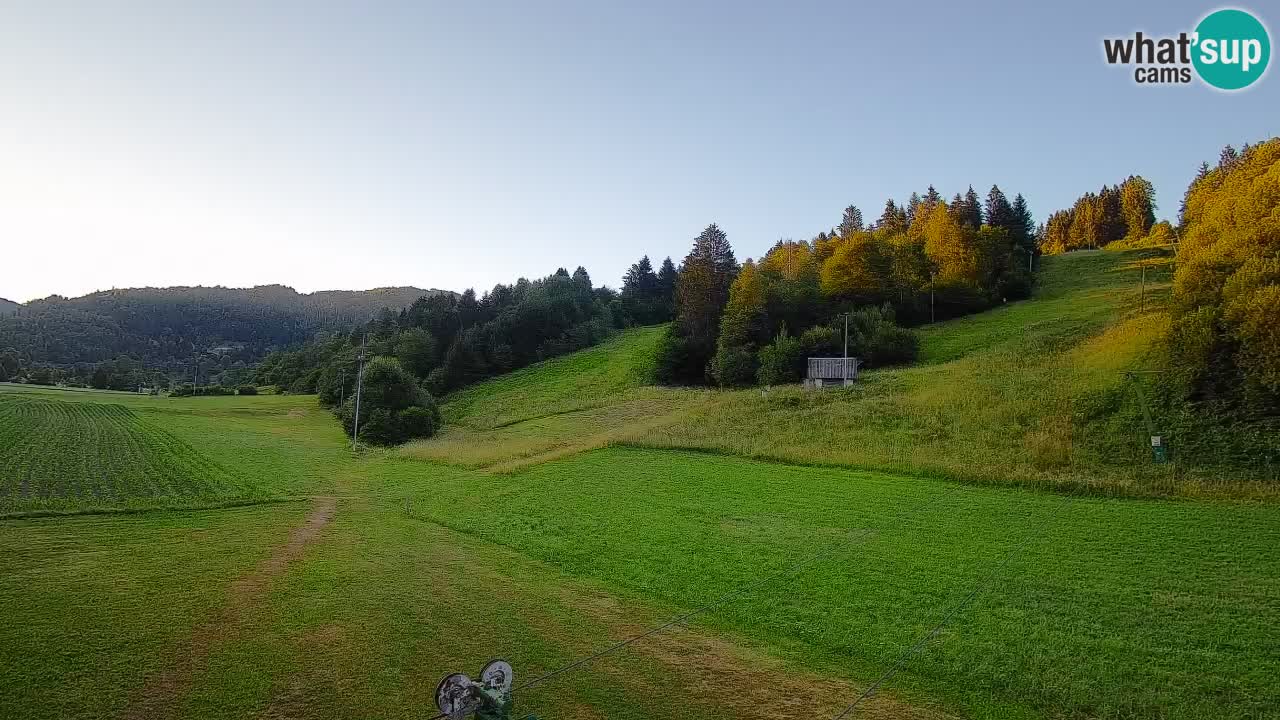 Webcam Smučišče Senožeta – Stazione sciistica a Srednja Vas vicino Bohinj