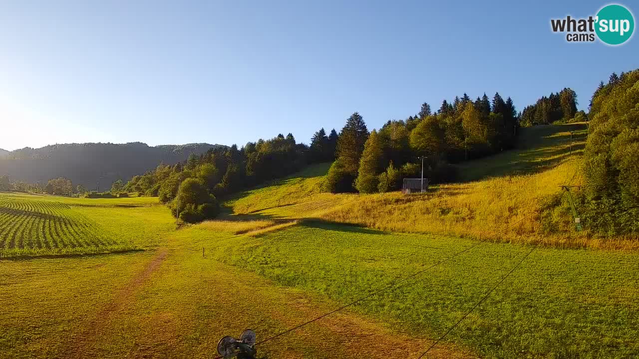 Webcam Smučišče Senožeta – Stazione sciistica a Srednja Vas vicino Bohinj