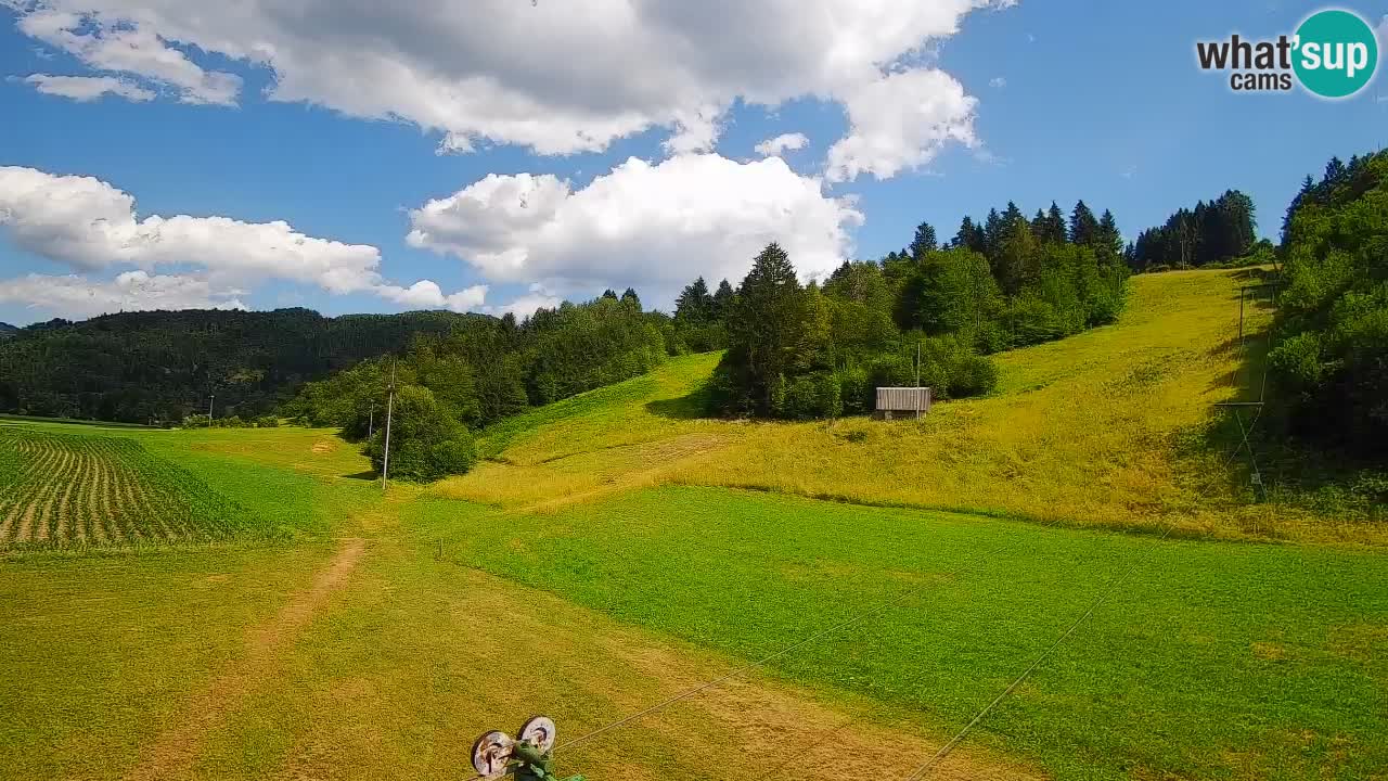Cámara web Smučišče Senožeta – Estación de esquí en Srednja Vas cerca de Bohinj