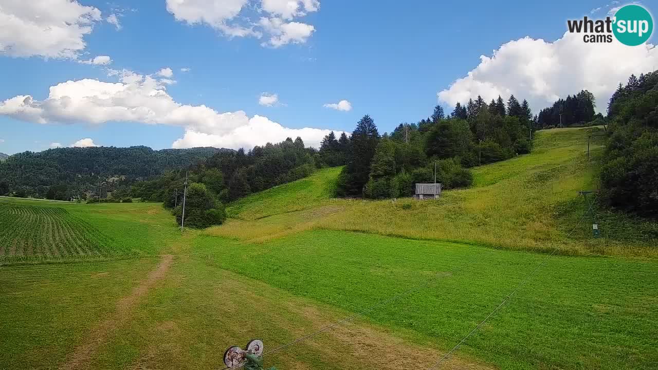 Cámara web Smučišče Senožeta – Estación de esquí en Srednja Vas cerca de Bohinj