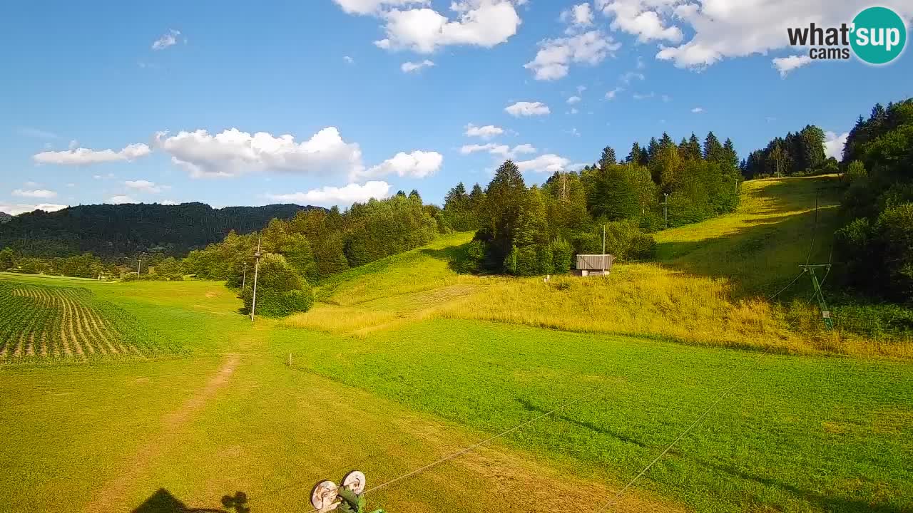 Cámara web Smučišče Senožeta – Estación de esquí en Srednja Vas cerca de Bohinj