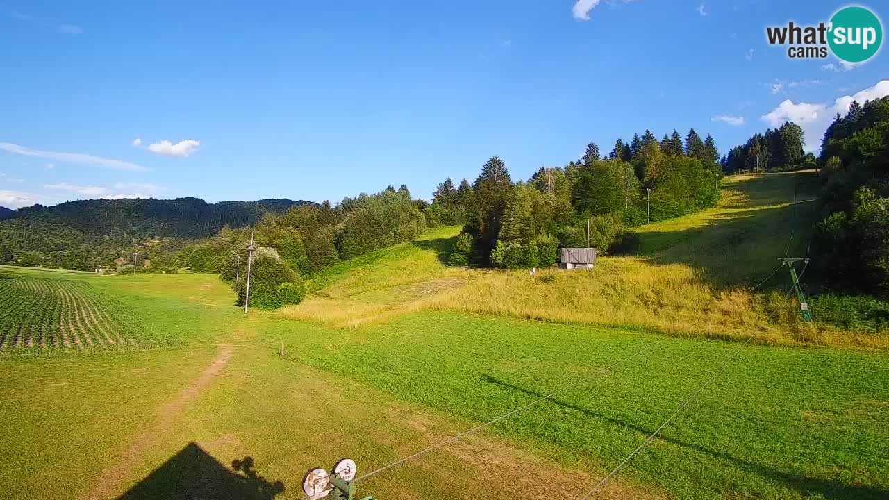 Cámara web Smučišče Senožeta – Estación de esquí en Srednja Vas cerca de Bohinj