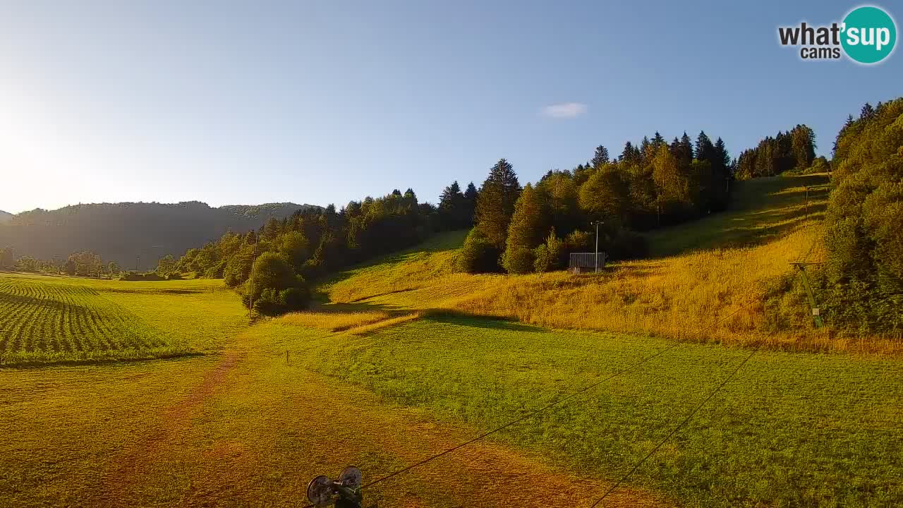 Webcam Smučišče Senožeta – Ski Resort Live View near Bohinj