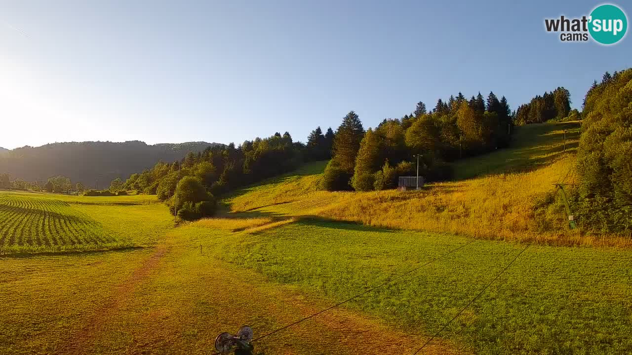 Webcam Smučišče Senožeta – Ski Resort Live View near Bohinj