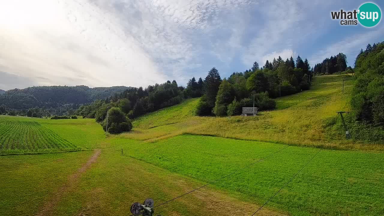 Webcam Smučišče Senožeta – Stazione sciistica a Srednja Vas vicino Bohinj