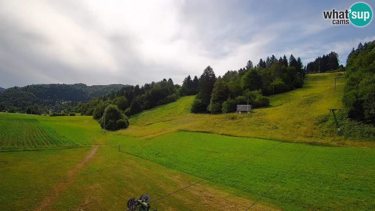 Webcam Smučišče Senožeta – Stazione sciistica a Srednja Vas vicino Bohinj