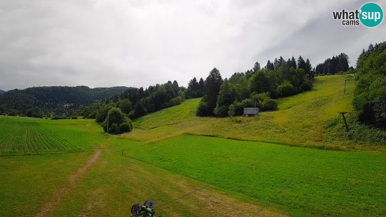 Cámara web Smučišče Senožeta – Estación de esquí en Srednja Vas cerca de Bohinj