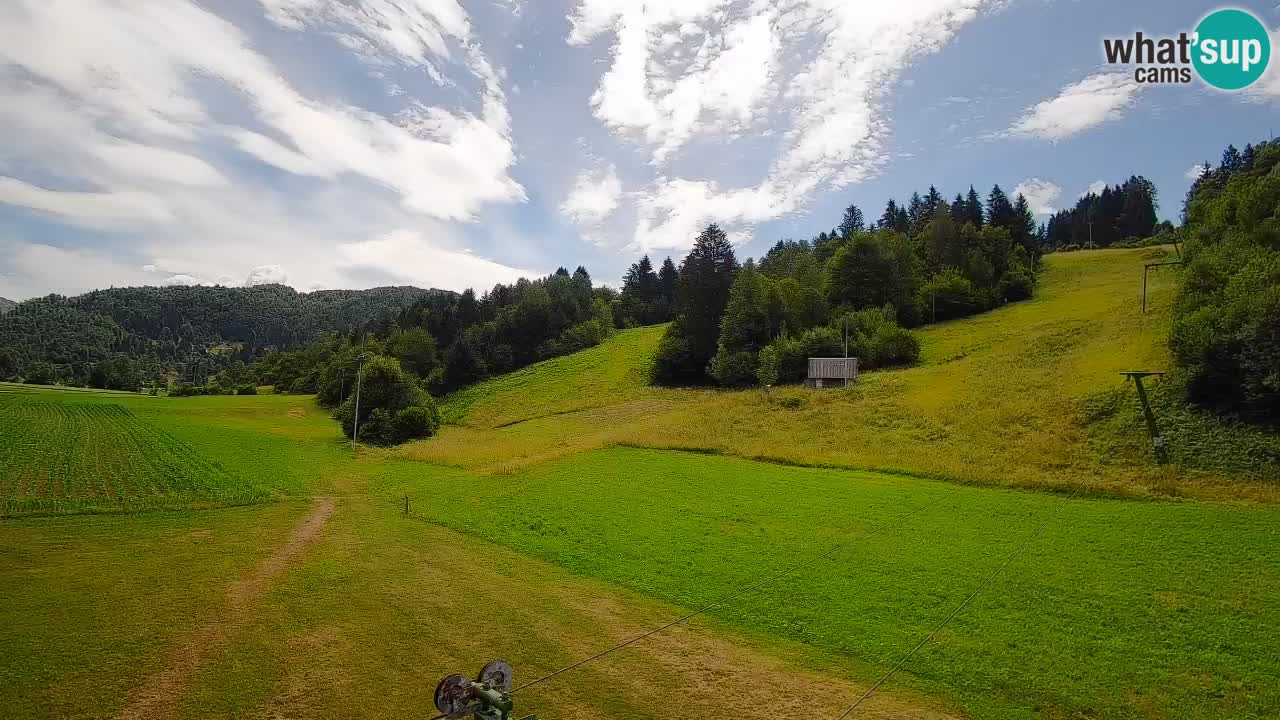 Webcam Smučišče Senožeta – Ski Resort Live View near Bohinj