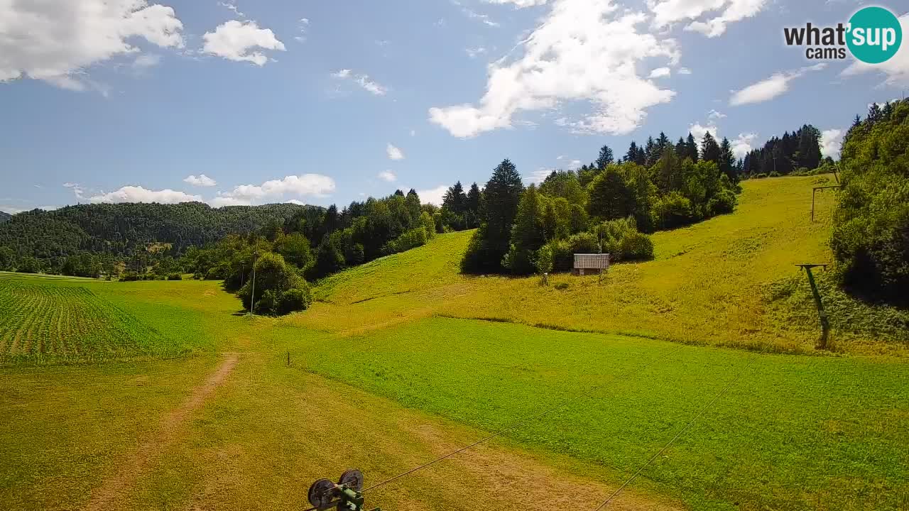Webcam Smučišče Senožeta – Station de ski à Srednja Vas près de Bohinj