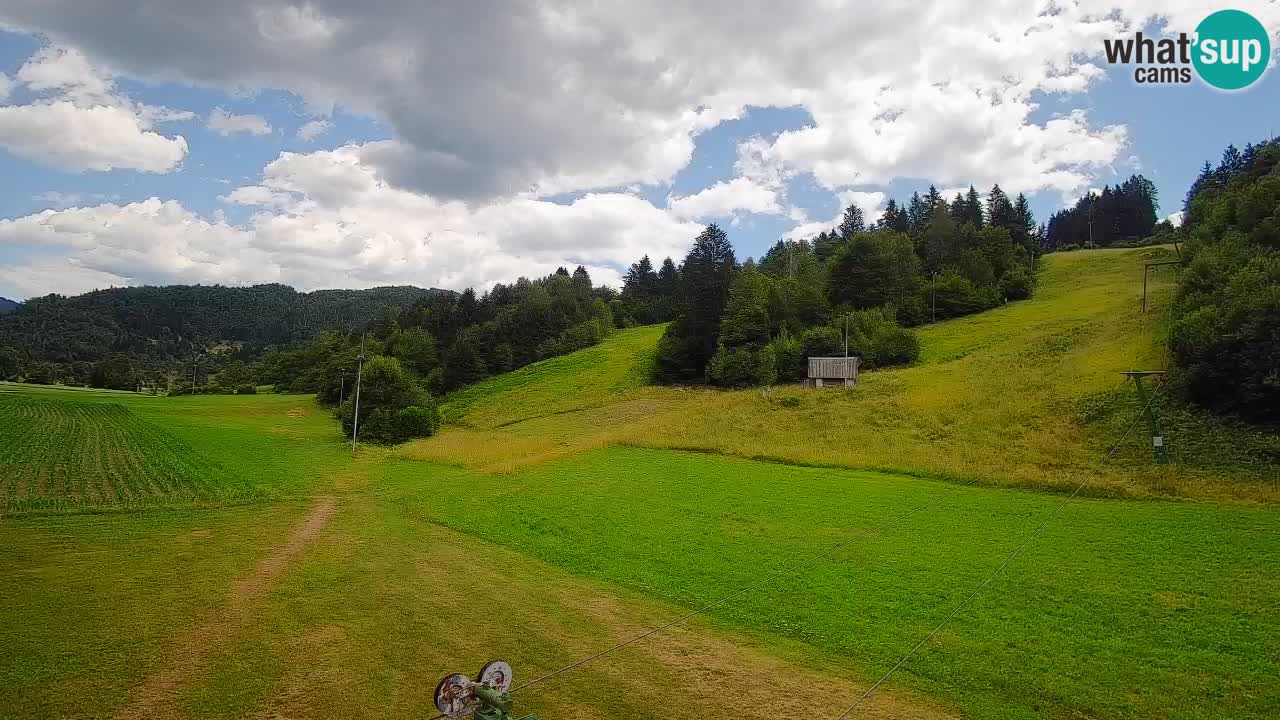 Cámara web Smučišče Senožeta – Estación de esquí en Srednja Vas cerca de Bohinj