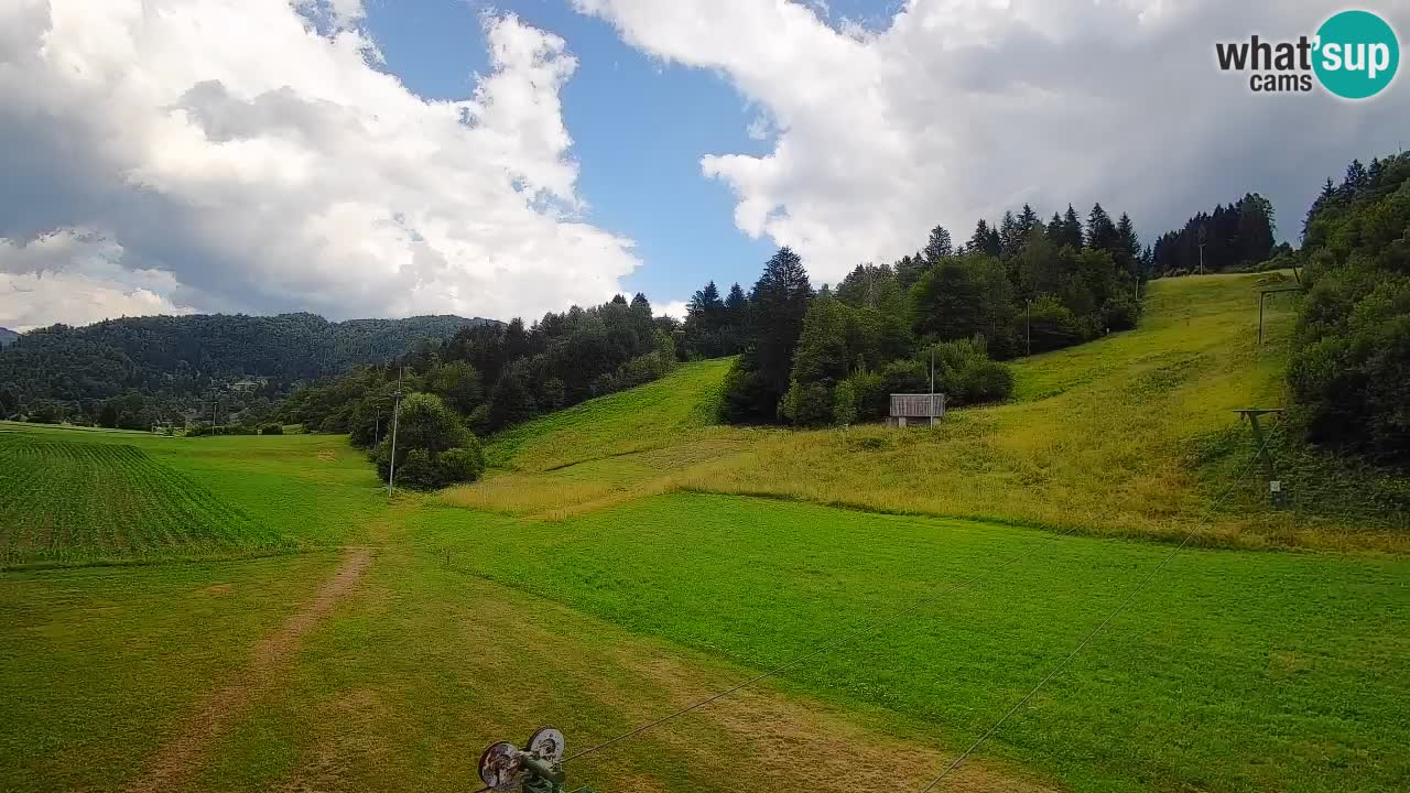 Webcam Smučišče Senožeta – Stazione sciistica a Srednja Vas vicino Bohinj