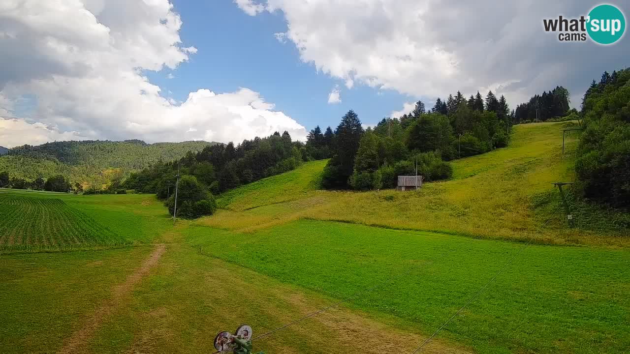 Webcam Smučišče Senožeta – Station de ski à Srednja Vas près de Bohinj