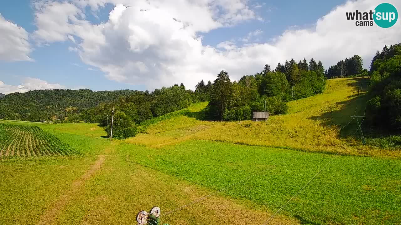 Webcam Smučišče Senožeta – Stazione sciistica a Srednja Vas vicino Bohinj