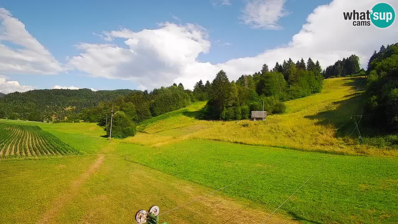 Web kamera Smučišče Senožeta – Skijalište u Srednjoj Vasi kod Bohinja