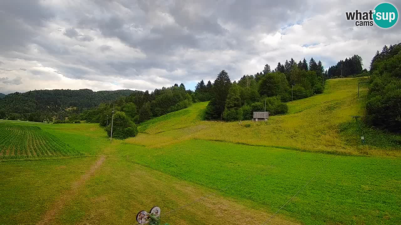 Cámara web Smučišče Senožeta – Estación de esquí en Srednja Vas cerca de Bohinj