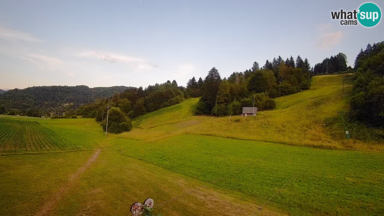 Cámara web Smučišče Senožeta – Estación de esquí en Srednja Vas cerca de Bohinj