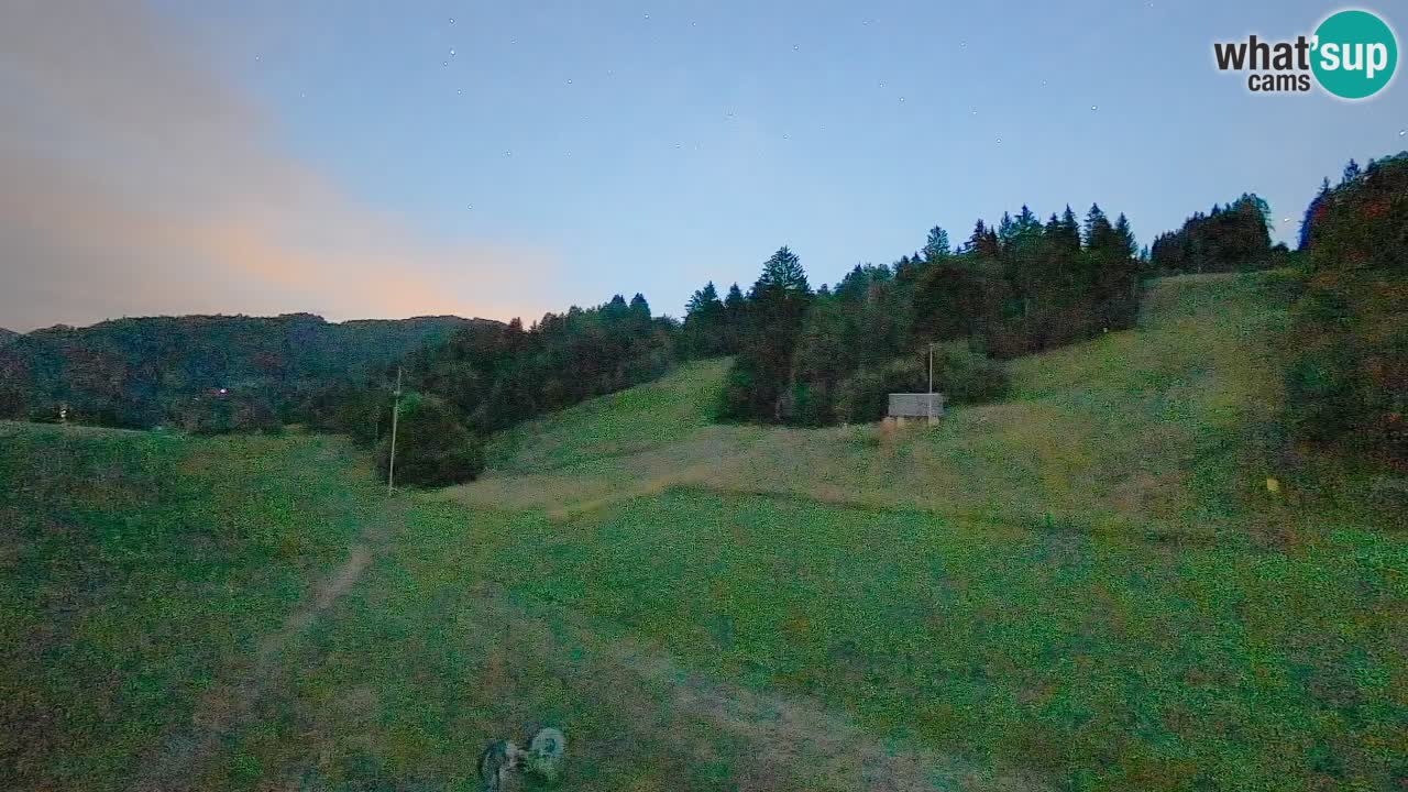 Spletna kamera Smučišče Senožeta – smučarsko središče v Srednji vasi pri Bohinju