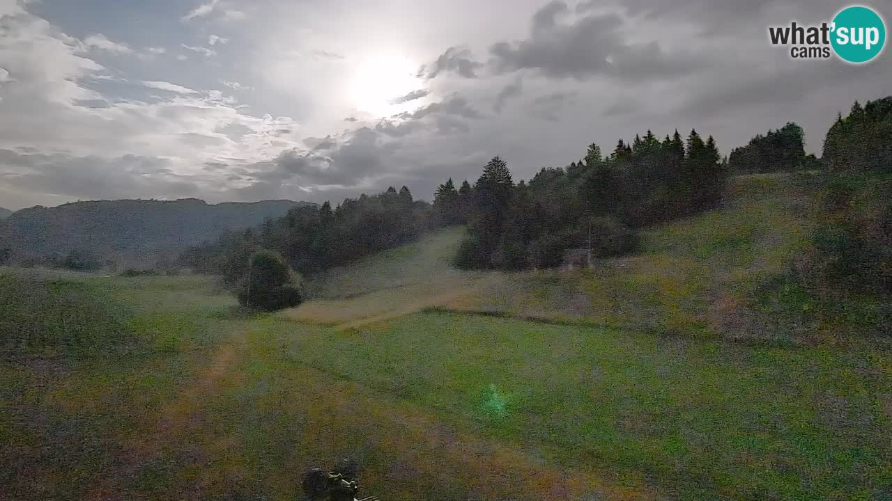 Cámara web Smučišče Senožeta – Estación de esquí en Srednja Vas cerca de Bohinj