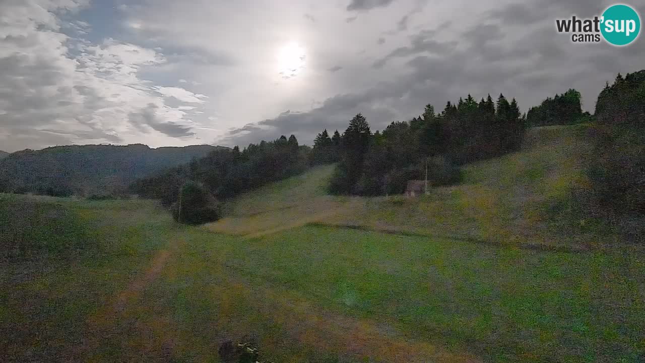 Webcam Smučišče Senožeta – Station de ski à Srednja Vas près de Bohinj