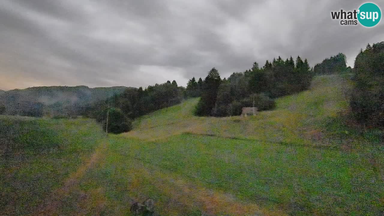 Cámara web Smučišče Senožeta – Estación de esquí en Srednja Vas cerca de Bohinj