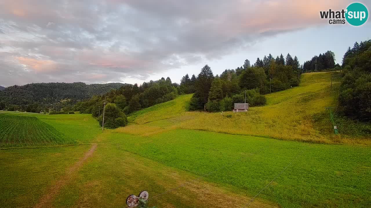 Webcam Smučišče Senožeta – Ski Resort Live View near Bohinj