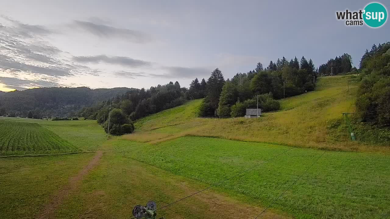 Webcam Smučišče Senožeta – Station de ski à Srednja Vas près de Bohinj