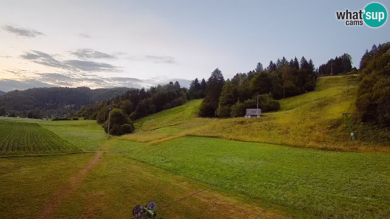 Cámara web Smučišče Senožeta – Estación de esquí en Srednja Vas cerca de Bohinj