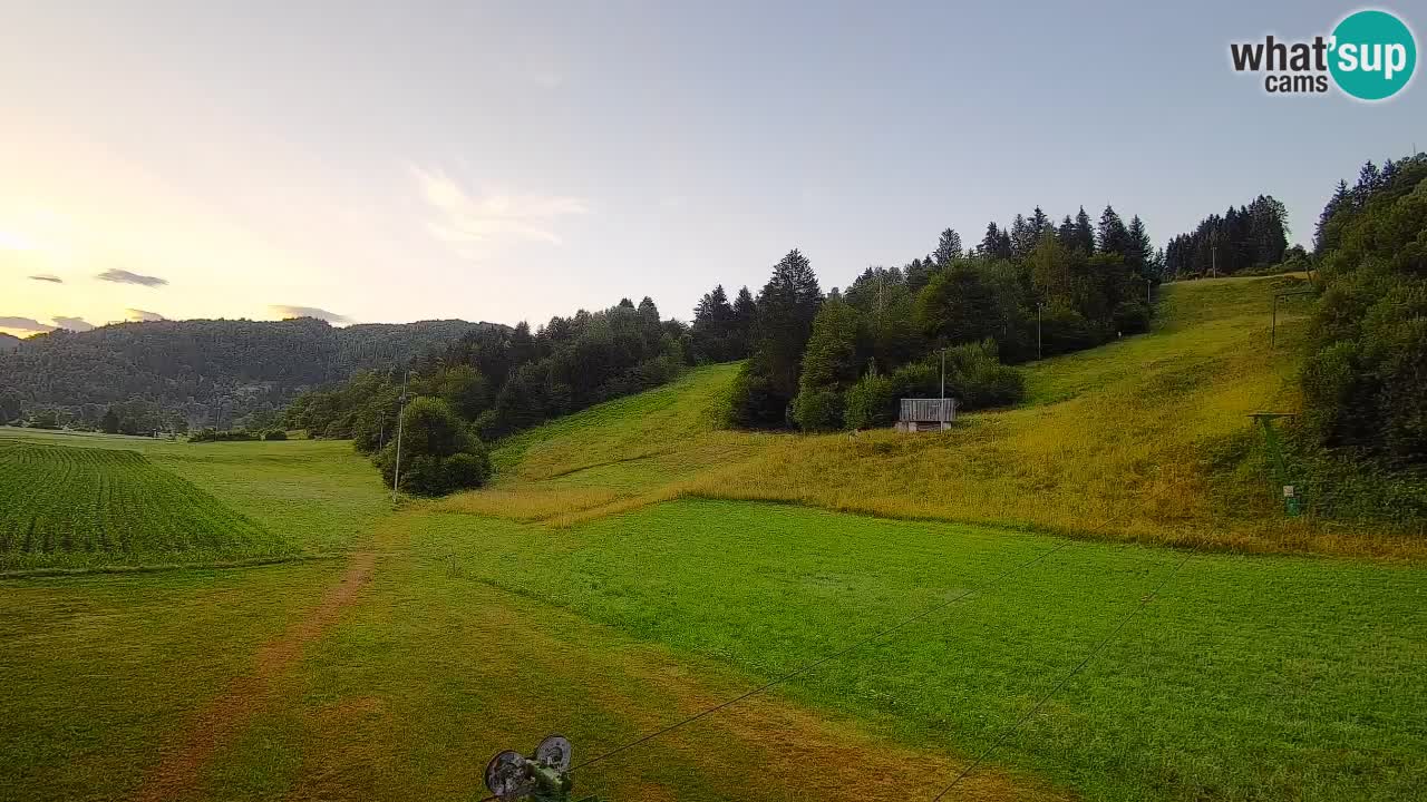 Webcam Smučišče Senožeta – Stazione sciistica a Srednja Vas vicino Bohinj