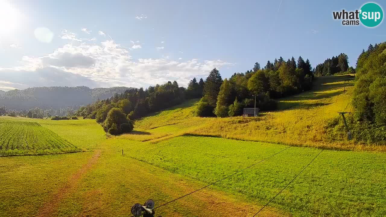 Webcam Smučišče Senožeta – Ski Resort Live View near Bohinj