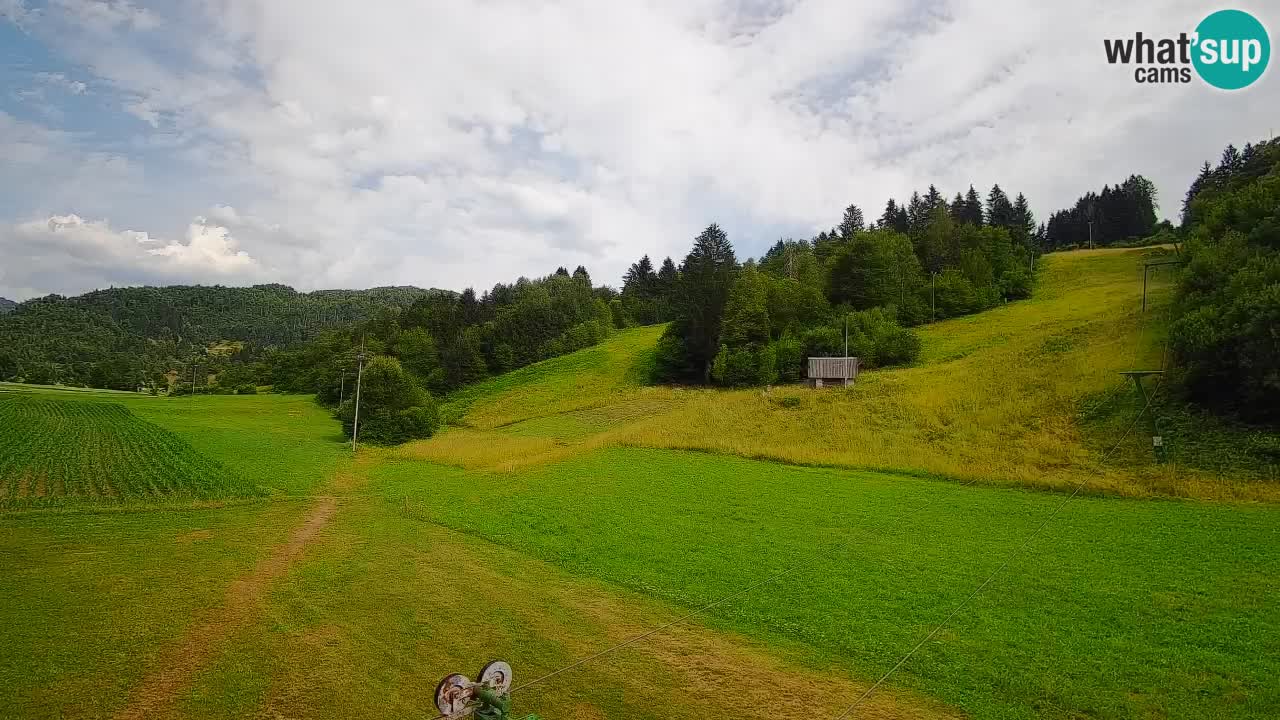 Cámara web Smučišče Senožeta – Estación de esquí en Srednja Vas cerca de Bohinj