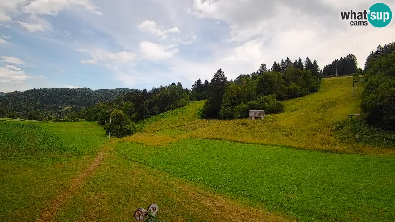 Cámara web Smučišče Senožeta – Estación de esquí en Srednja Vas cerca de Bohinj