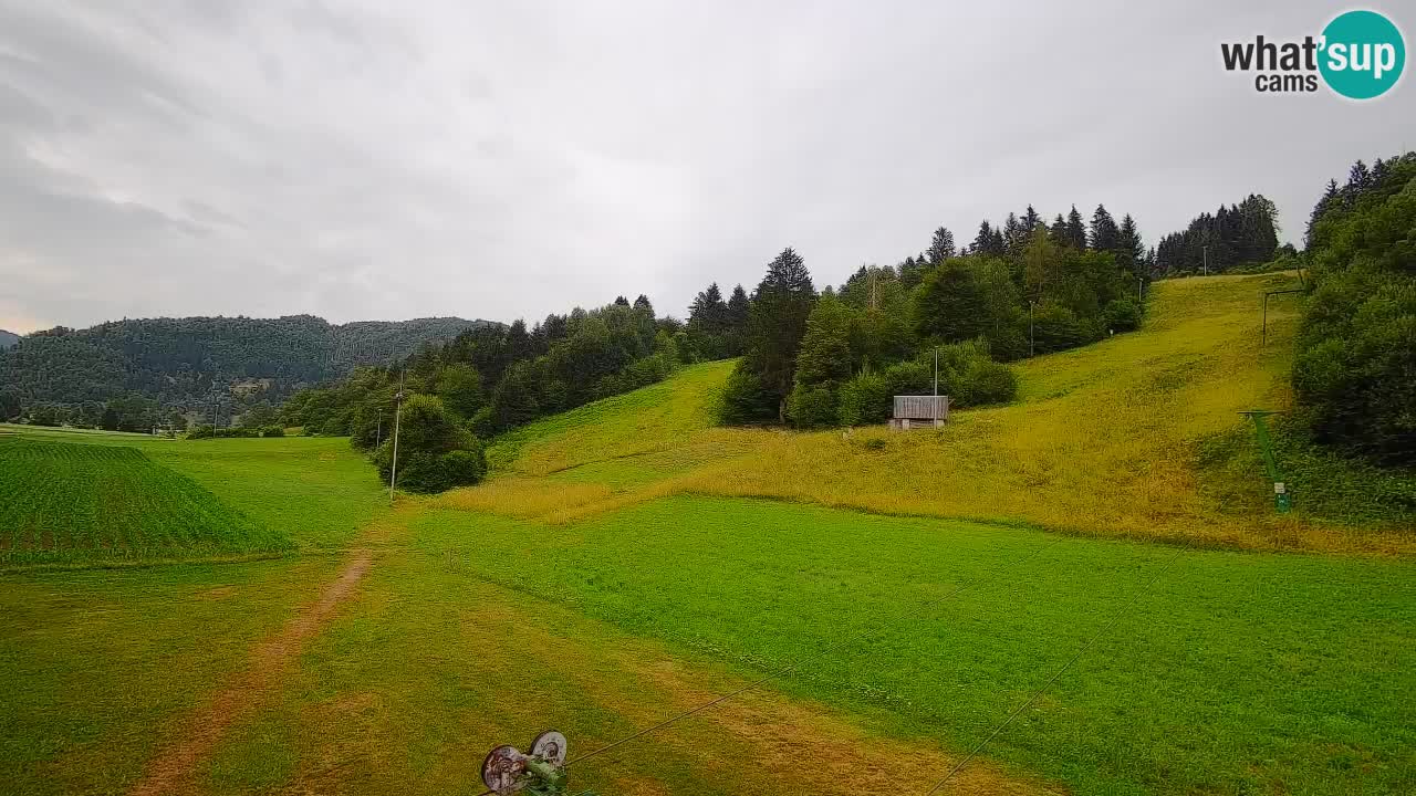 Cámara web Smučišče Senožeta – Estación de esquí en Srednja Vas cerca de Bohinj