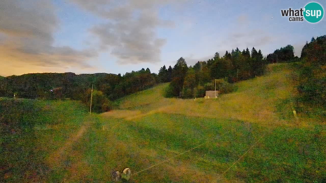Webcam Smučišče Senožeta – Station de ski à Srednja Vas près de Bohinj