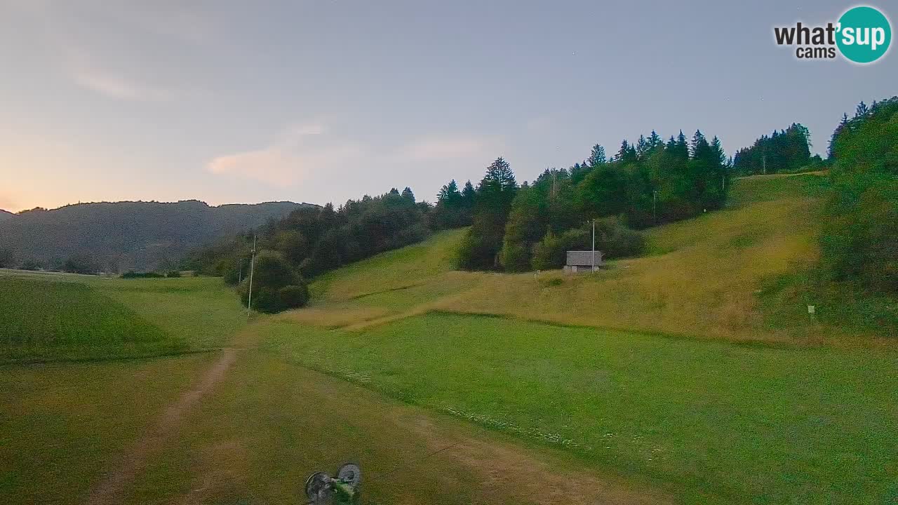 Webcam Smučišče Senožeta – Station de ski à Srednja Vas près de Bohinj