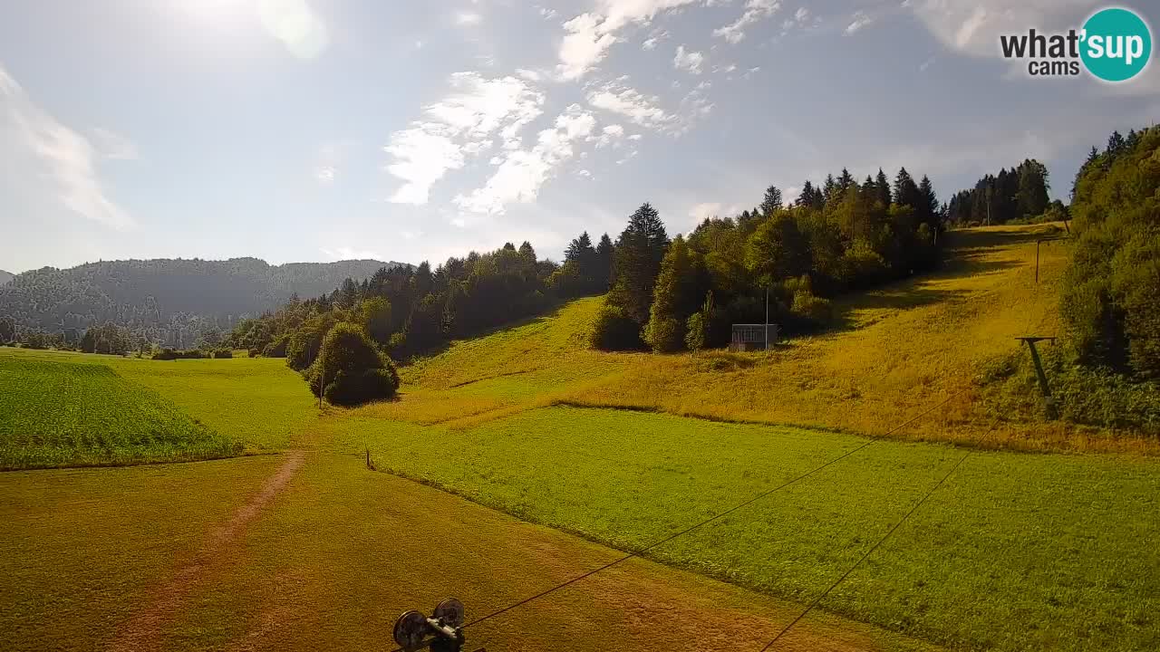 Webcam Smučišče Senožeta – Ski Resort Live View near Bohinj