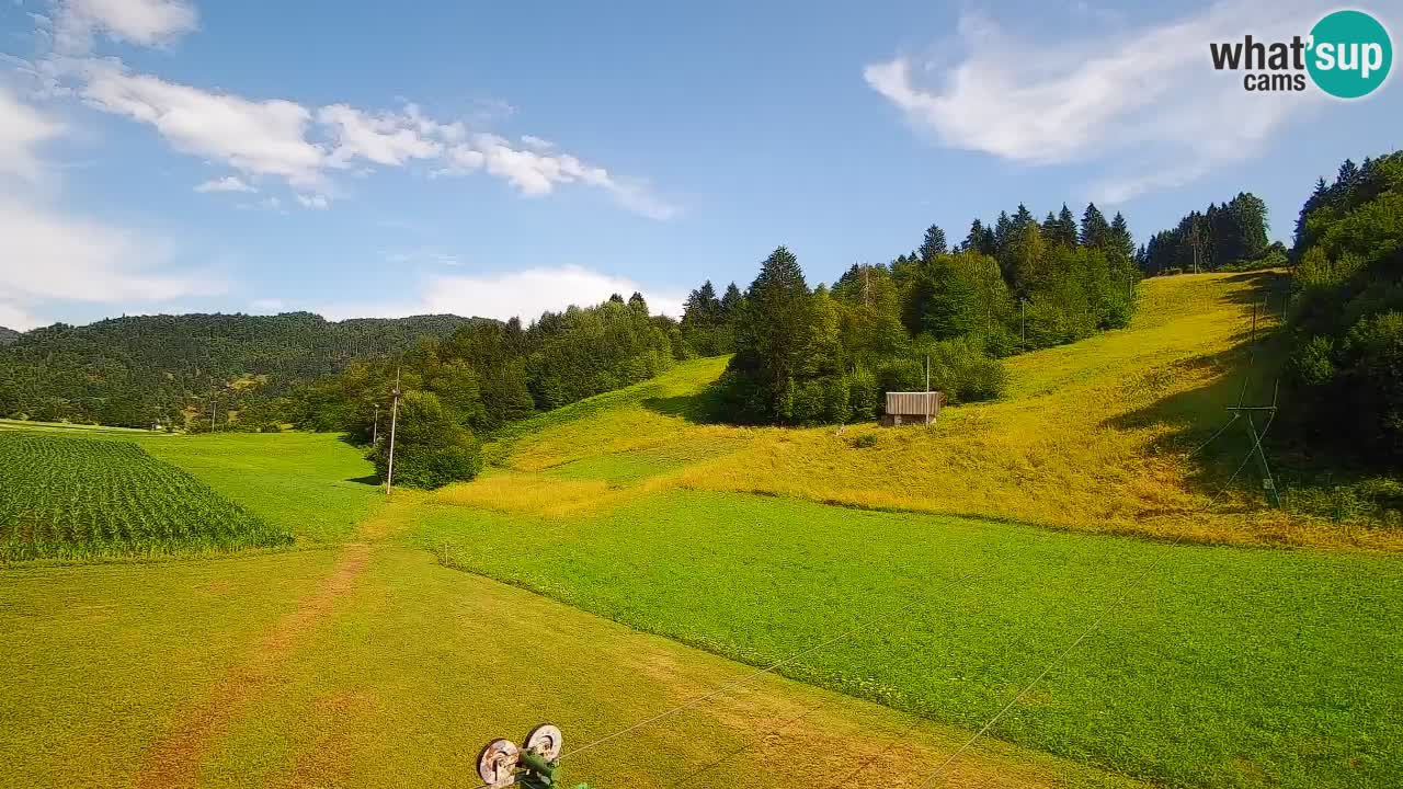 Spletna kamera Smučišče Senožeta – smučarsko središče v Srednji vasi pri Bohinju