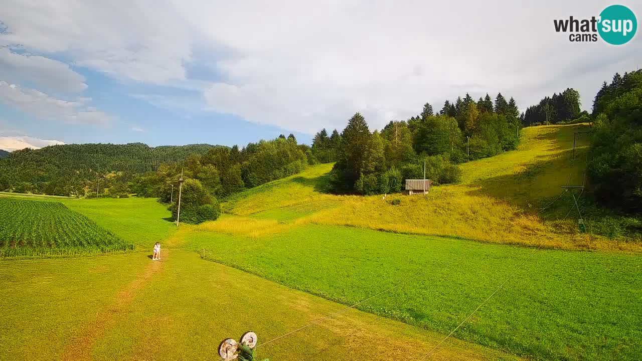 Cámara web Smučišče Senožeta – Estación de esquí en Srednja Vas cerca de Bohinj