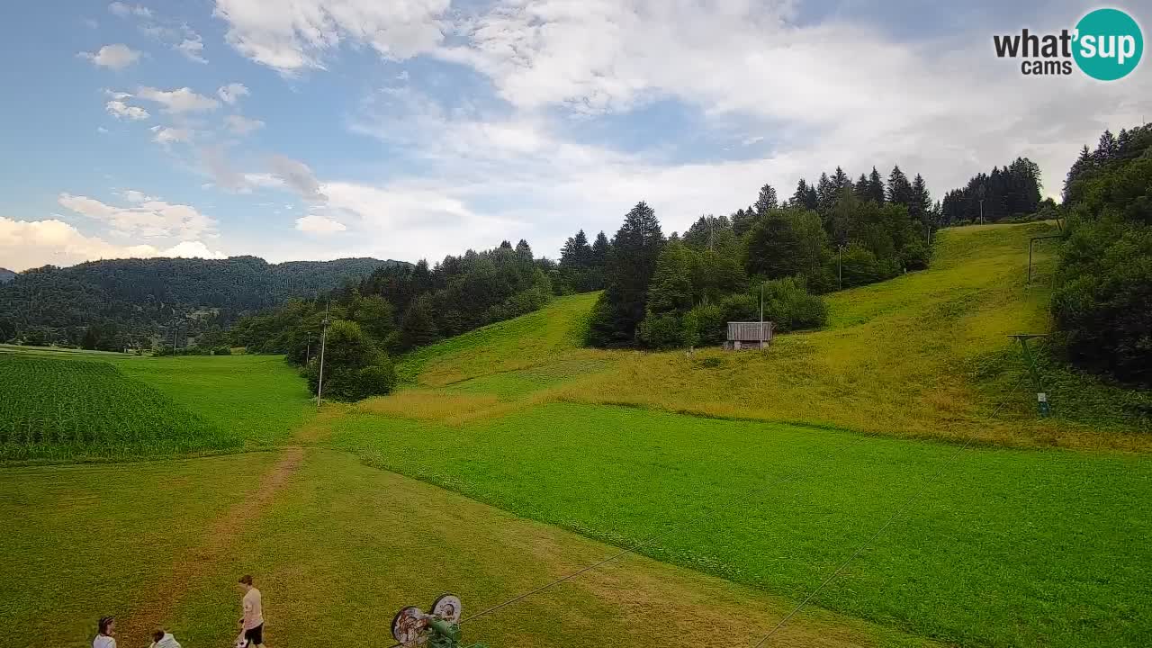 Webcam Smučišče Senožeta – Stazione sciistica a Srednja Vas vicino Bohinj