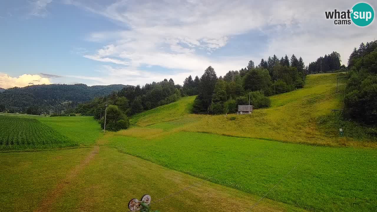 Cámara web Smučišče Senožeta – Estación de esquí en Srednja Vas cerca de Bohinj