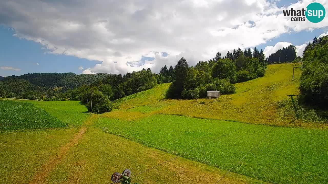 Webcam Smučišče Senožeta – Ski Resort Live View near Bohinj