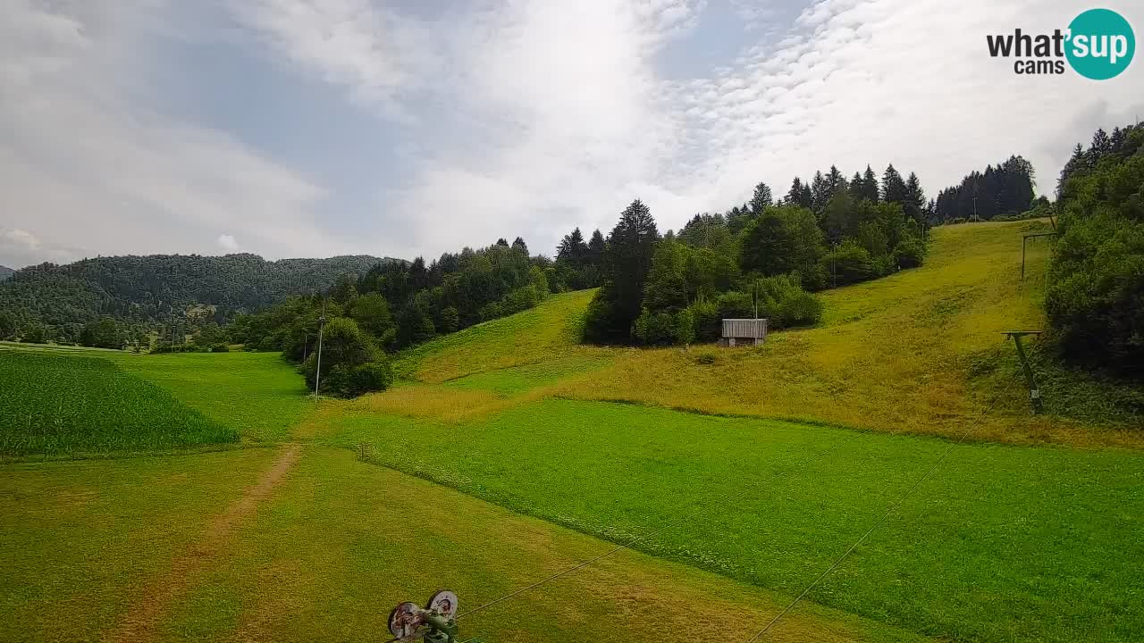 Webcam Smučišče Senožeta – Stazione sciistica a Srednja Vas vicino Bohinj
