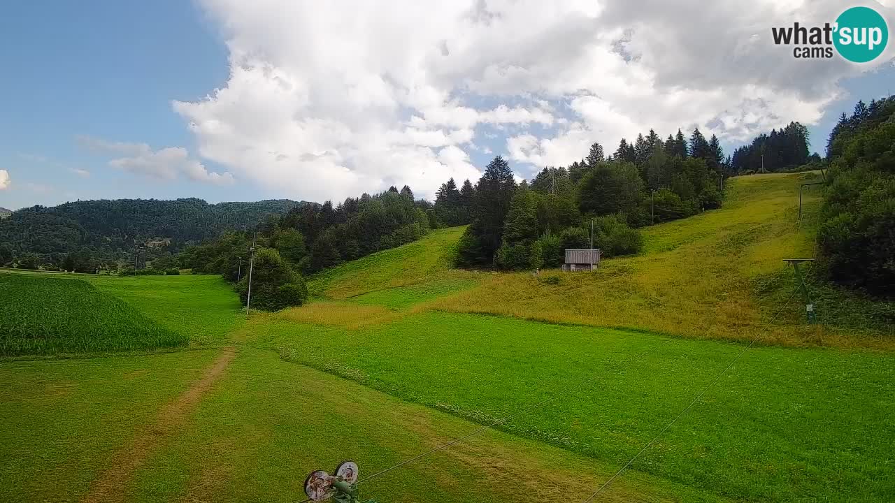 Webcam Smučišče Senožeta – Station de ski à Srednja Vas près de Bohinj