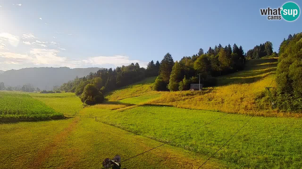 Webcam Smučišče Senožeta – Ski Resort Live View near Bohinj