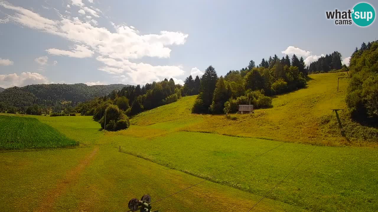 Web kamera Smučišče Senožeta – Skijalište u Srednjoj Vasi kod Bohinja