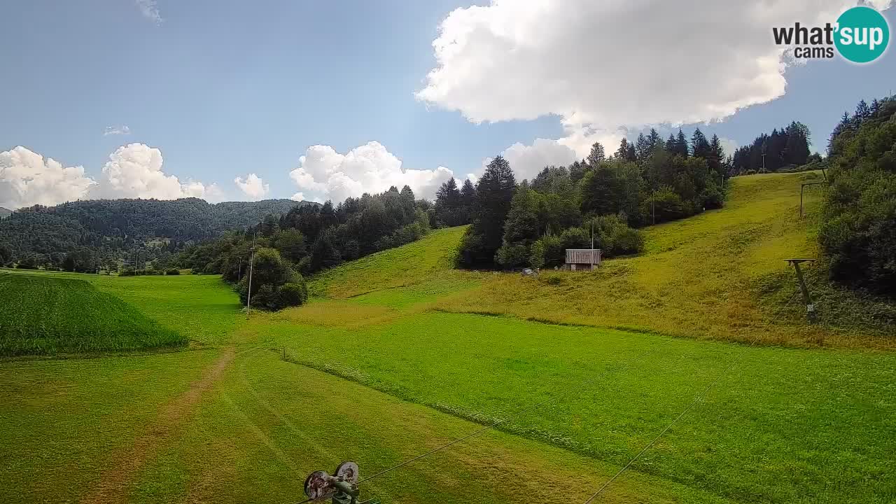Spletna kamera Smučišče Senožeta – smučarsko središče v Srednji vasi pri Bohinju